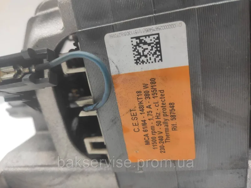 Двигун(мотор) для пральної машини Electrolux MCA61/64-148/KT18  Б/У, изображение 6