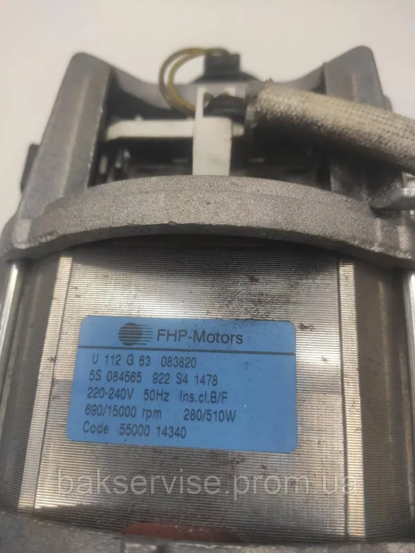 Двигун(мотор) для пральної машини  Bosch / Siemens 5500014340  Б/У, изображение 7