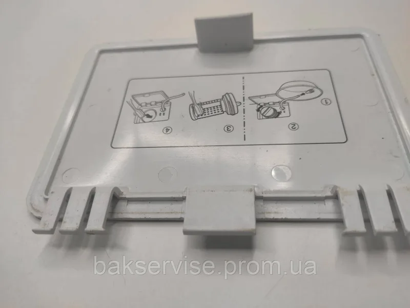 Лючок(кришка) фільтра до пральної машини LG F4WV910P2  Б/У, изображение 2