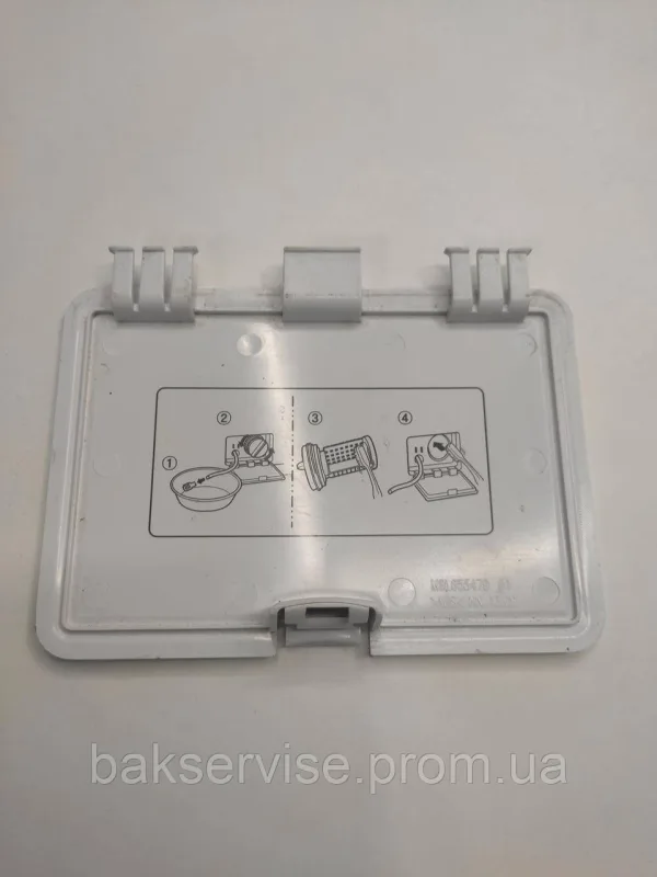 Лючок(кришка) фільтра до пральної машини LG F4WV910P2  Б/У, изображение 3