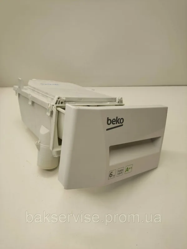 Beko WMB61631S Корпус дозатора мила для пральної машини з висувною скринькою та вставкою, изображение 1