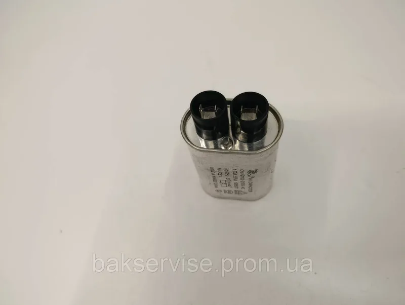 Конденсатор високовольтний мікрохвильової CH85-21100 1 mf 2100v Б/У (2 фішки, 4 мм), изображение 2