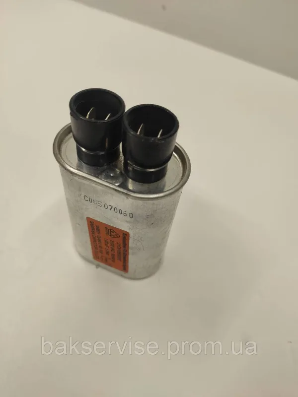 Конденсатор високовольтний мікрохвильової 21CH105S075T  1 mf 2100v Б/У (3 фішки, 6 мм), изображение 4