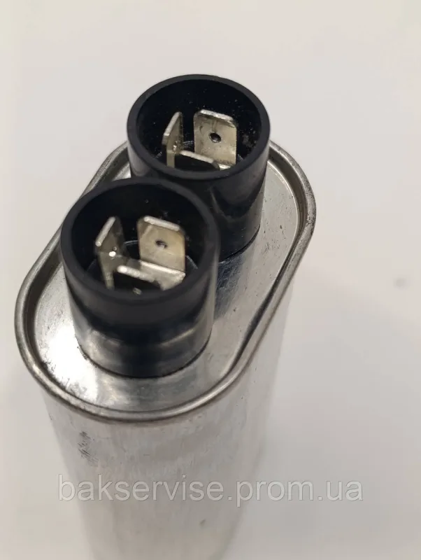 Конденсатор високовольтний мікрохвильової CH85 0.90 mf 2100 V Б/У (3 фішки, 6 мм), изображение 2