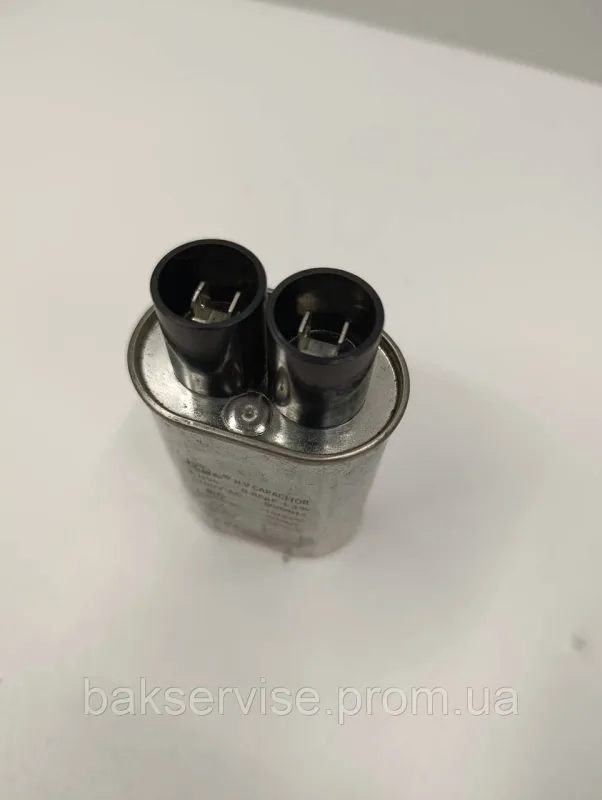 Конденсатор високовольтний мікрохвильової CH0013049-99A 0,85 mf 2100 V Б/У (3 фішки, 6 мм), изображение 2