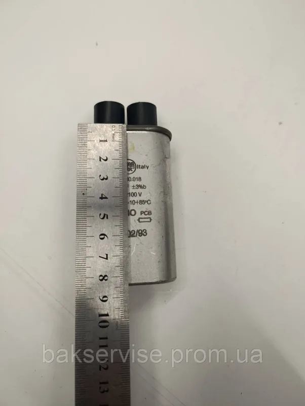 Конденсатор високовольтний мікрохвильової 416.80.018  092 mf 2100v Б/У (2 фішки, 6 мм), изображение 6