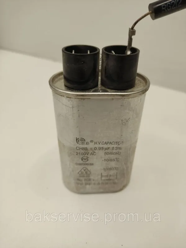 КОНДЕНСАТОР CH0013049-99A CH85 0,95 мкФ 2100 В, зображення 1