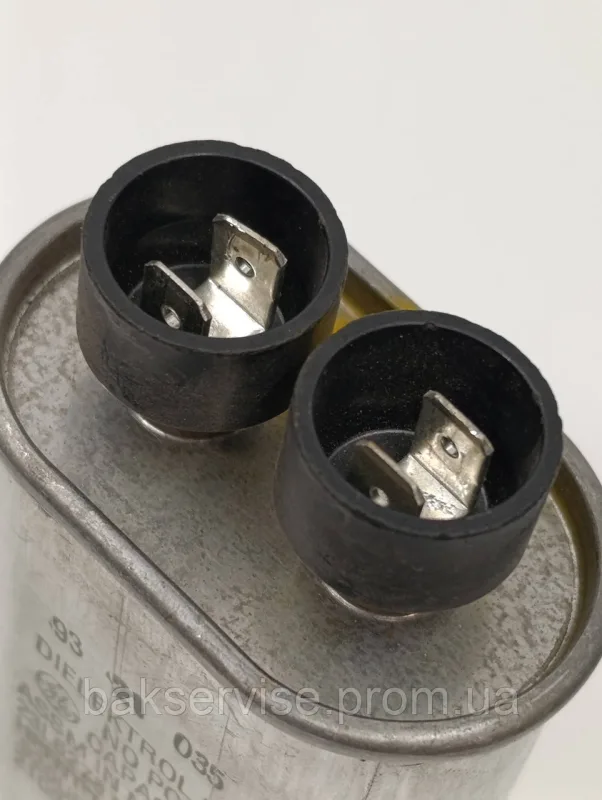 Конденсатор високовольтний мікрохвильової 23L6278R 920 UF 2100 V Б/У (2 фішки, 6 мм), изображение 6