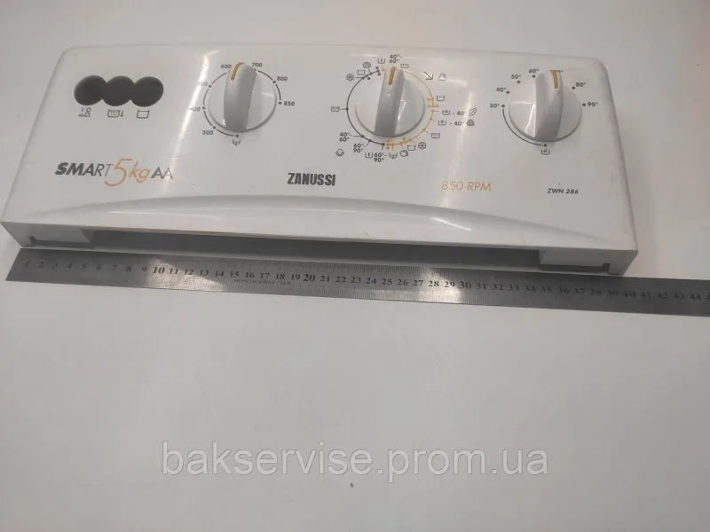 Передня панель управління до пральної машини  Zanussi ZWN 286  Б/У, изображение 2