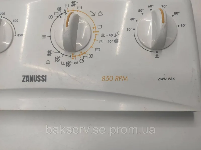 Передня панель управління до пральної машини  Zanussi ZWN 286  Б/У, изображение 7
