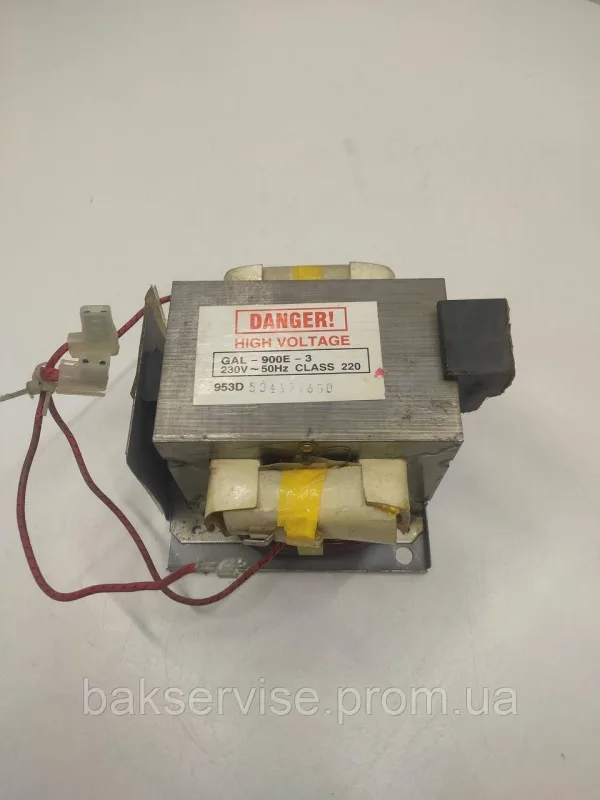 Трансформатор для мікрохвильової печі Danger GAL-900E-3 Original Б/У, зображення 1