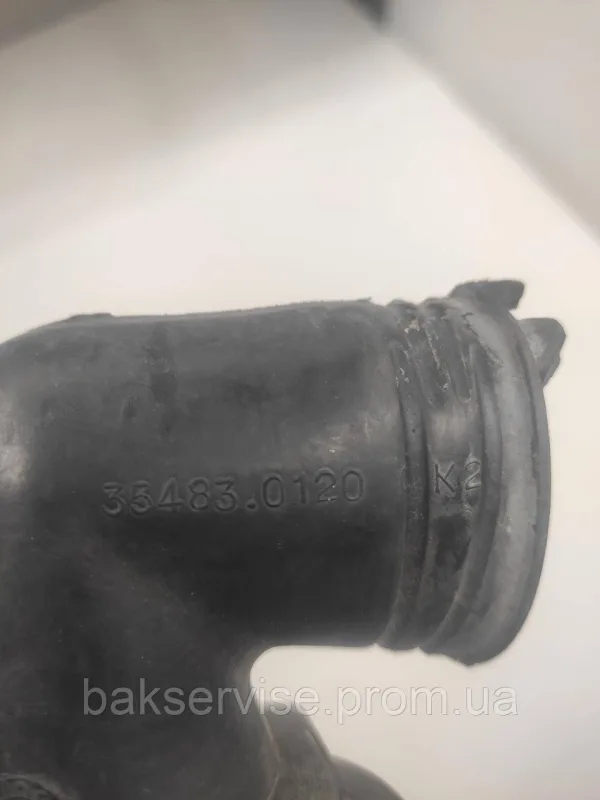Патрубок від бака для пральної машини Zanussi Electrolux AEG  35483.0120  Б/У, зображення 4