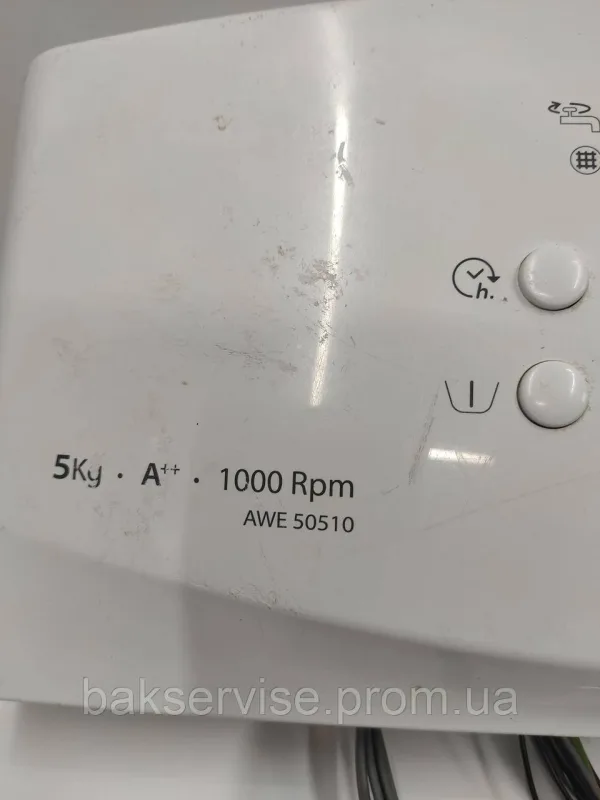 Плата управління з проводкою до пральної машини Whirlpool AWE 50510 Б/У, изображение 3