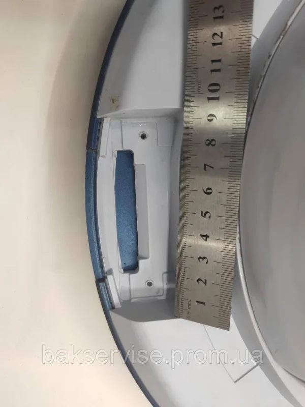 Дверки(люк) до пральної машини Indesit Moon без завіси з порошкоприймачем Б/У, изображение 3