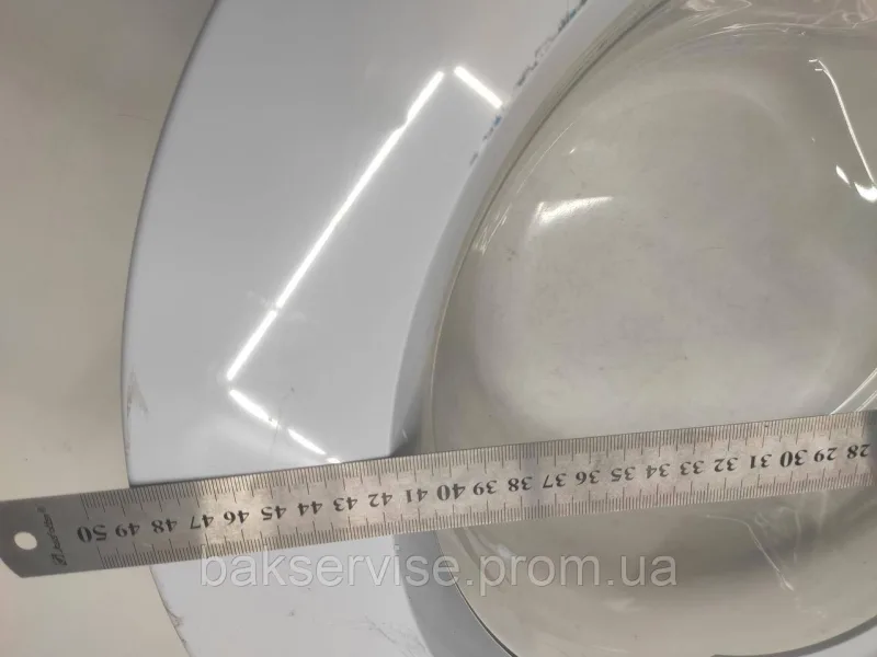 Дверки(люк) до пральної машини Indesit без завіси C00309565  Б/У(49 см), зображення 3
