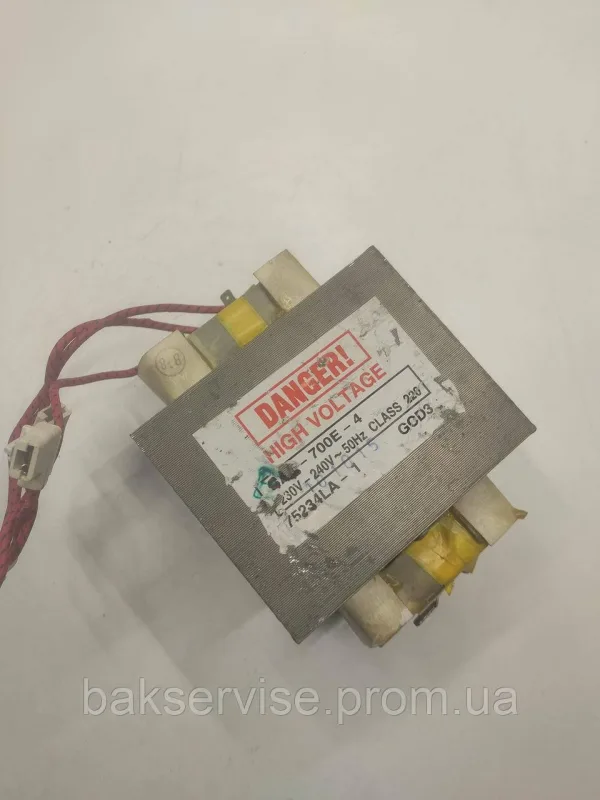 Трансформатор для мікрохвильової печі Danger 75234LA-1 Original Б/У, зображення 1