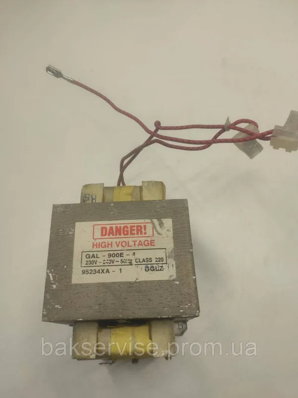 Трансформатор для мікрохвильової печі Danger GAL-900E-4 Original Б/У, зображення 1