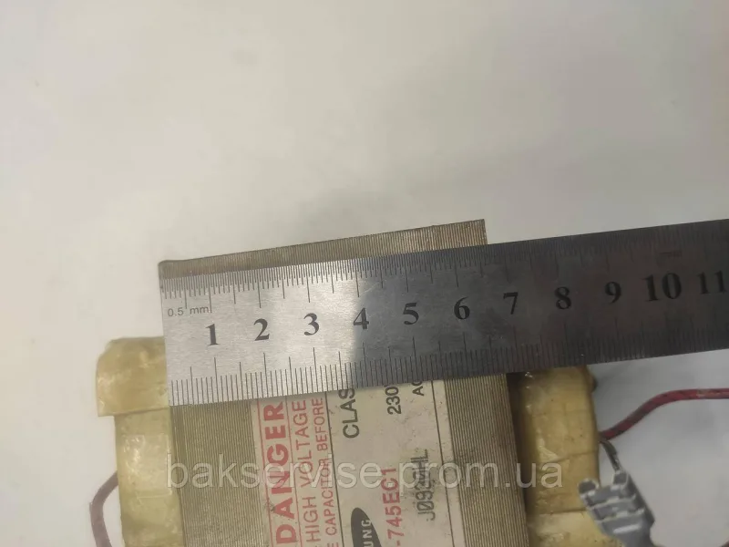 Трансформатор для мікрохвильової печі Samsung Danger SHV-745EC1 Original Б/У, зображення 5