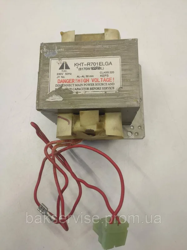 Трансформатор для мікрохвильової печі Danger KHT-R701ELGA Original Б/У, зображення 1