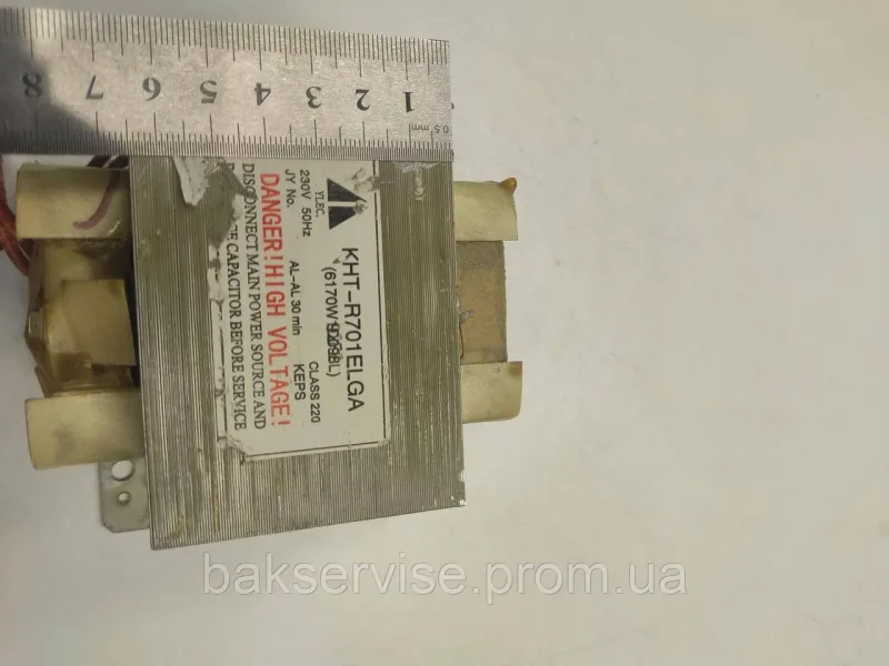 Трансформатор для мікрохвильової печі Danger KHT-R701ELGA Original Б/У, зображення 5
