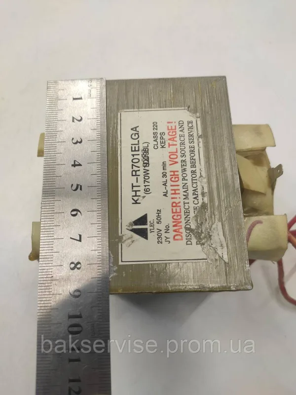 Трансформатор для мікрохвильової печі Danger KHT-R701ELGA Original Б/У, зображення 7