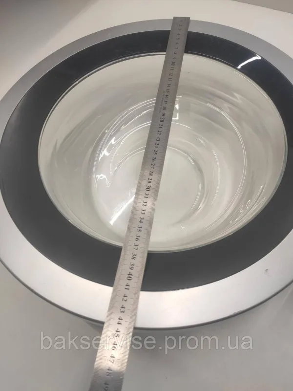 Дверки(люк) до пральної машини Bosch Siemens WS12M461BY/02 без завіси Б/У, зображення 2