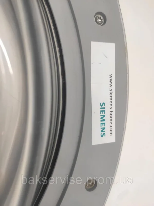 Дверки(люк) до пральної машини Bosch Siemens WS12M461BY/02 без завіси Б/У, зображення 6
