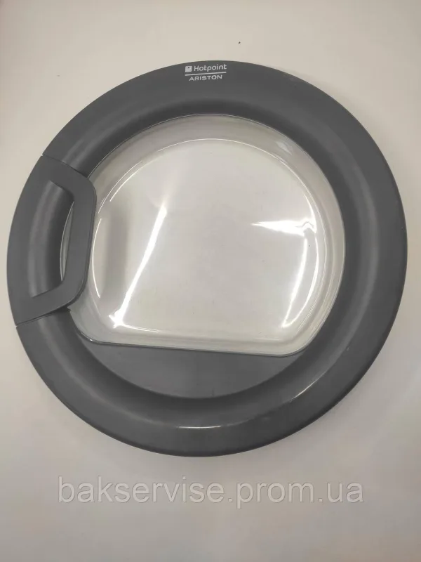 Дверка(люк) до сушильної машини  Hotpoint Ariston з завісою  Б/У, изображение 1