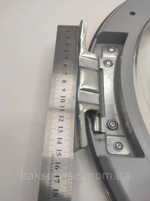 Дверка(люк) до сушильної машини  Hotpoint Ariston з завісою  Б/У, изображение 4