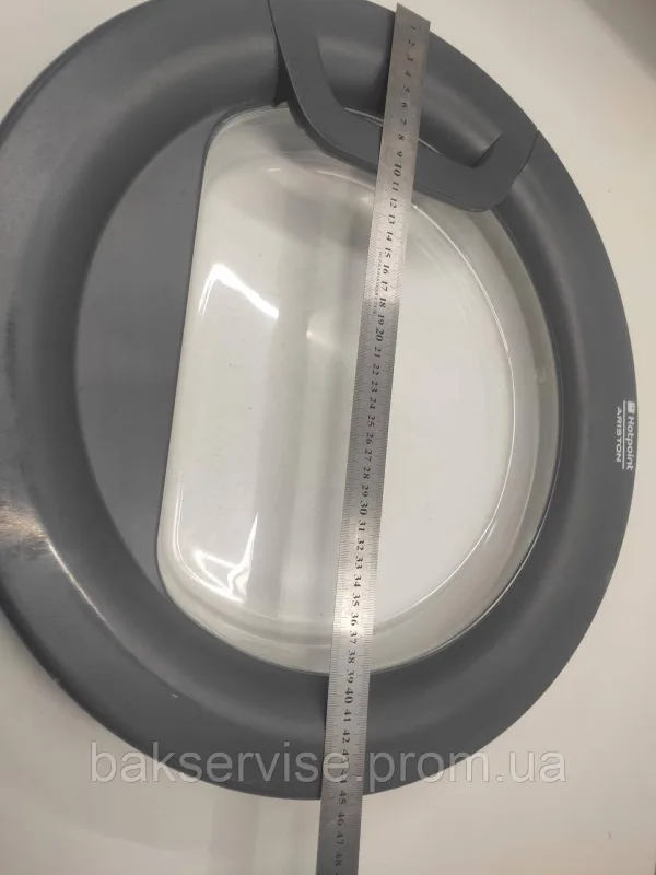 Дверка(люк) до сушильної машини  Hotpoint Ariston з завісою  Б/У, изображение 5
