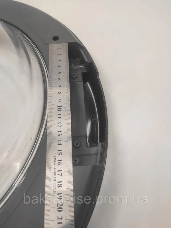 Дверки(люк) до пральної машини Whirlpool C00517297 без завіси Б/У, изображение 8