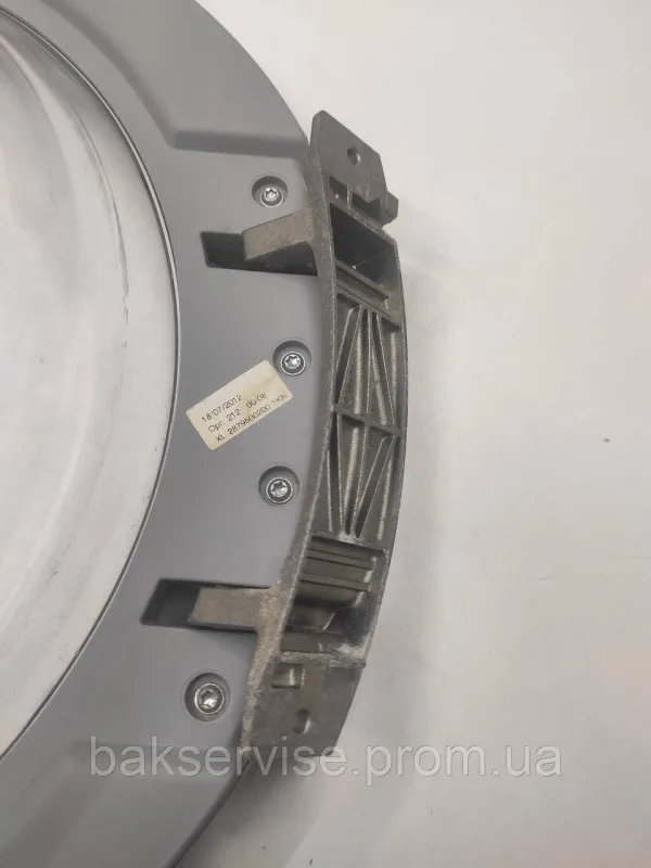 Дверки(люк) до пральної машини Beko 2879500200 без завіси Б/У, зображення 8