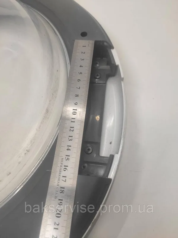 Дверки(люк) до пральної машини Whirlpool C00517297 без завіси Б/У, изображение 4
