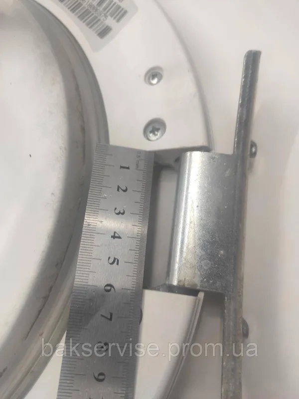 Дверки(люк) до пральної машини Whirlpool AWO/D3105 з завісою Б/У, изображение 6