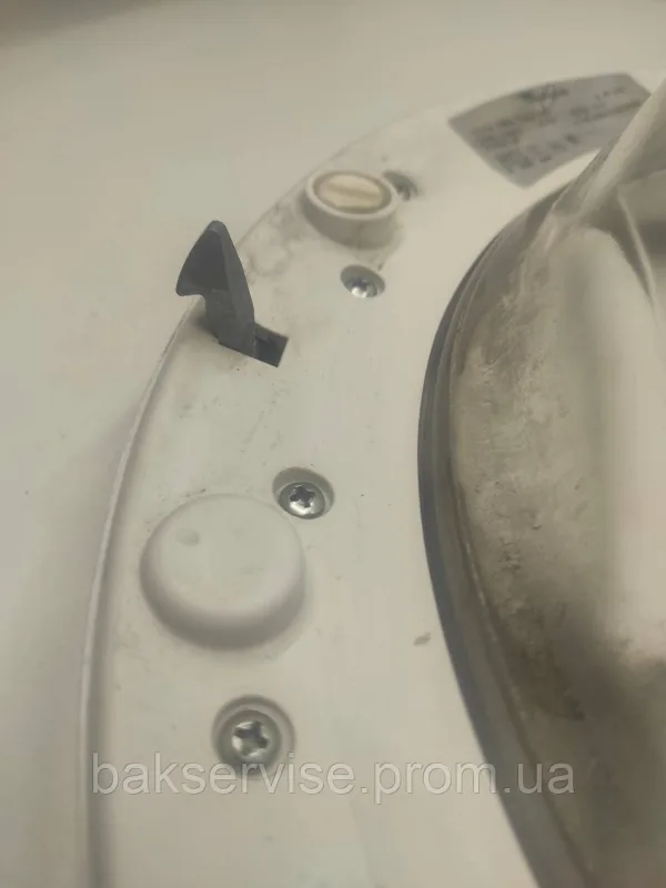 Дверки(люк) до пральної машини Whirlpool AWO/D3105 з завісою Б/У, изображение 8