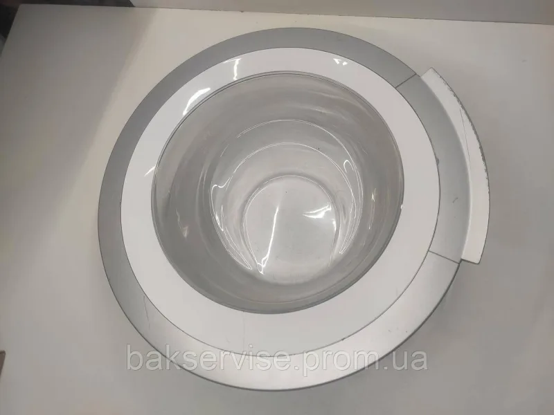 Дверки(люк) до пральної машини Siemens WM14T360BY/01 з завісою Б/У, изображение 1