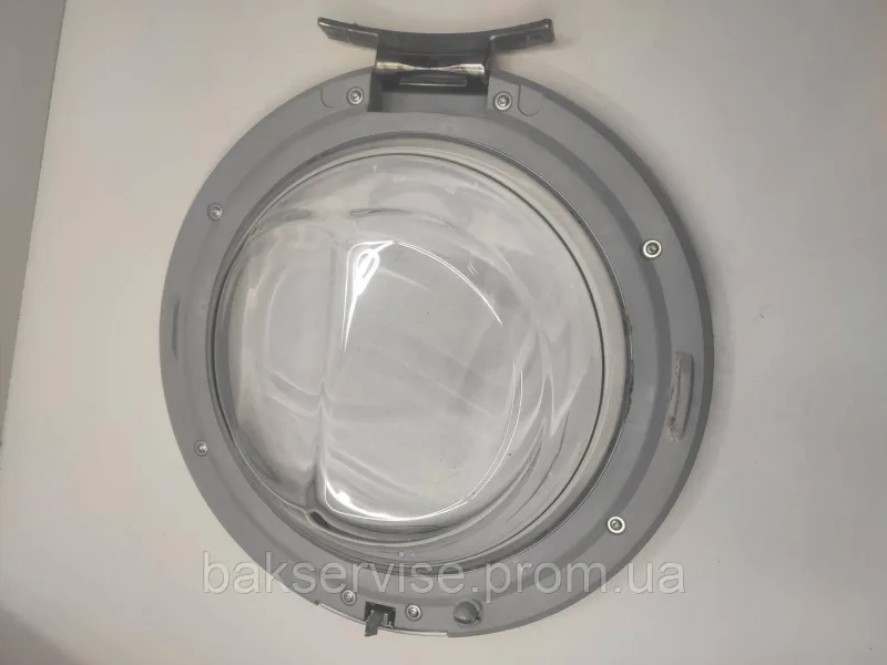 Дверки(люк) до пральної машини AEG, Electrolux з завісою Б/У, зображення 3