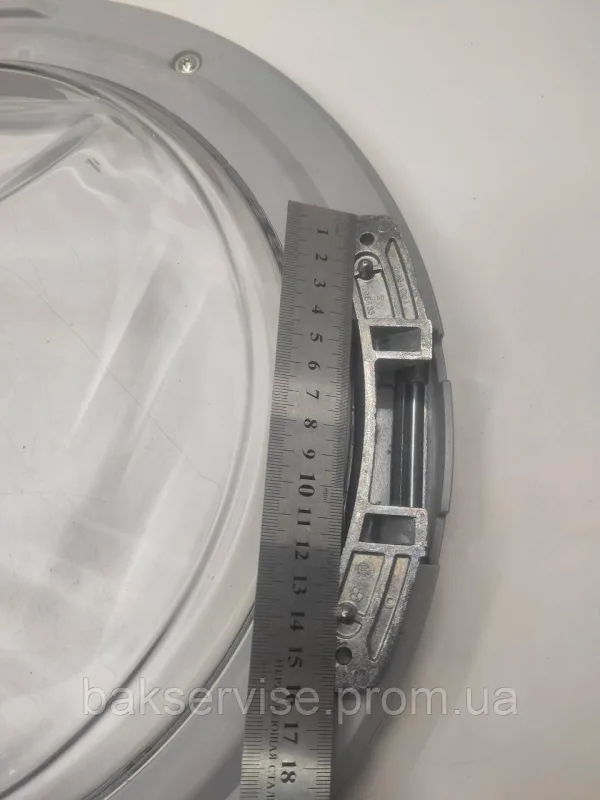 Дверки(люк) до пральної машини AEG, Electrolux з завісою Б/У, зображення 6