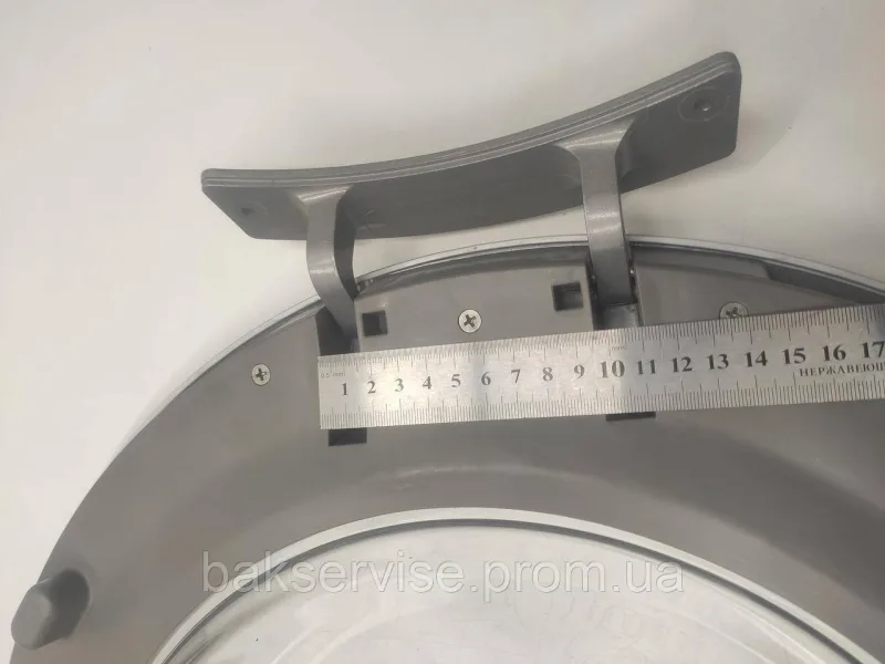 Дверки(люк) до пральної машини LG MEF62821905 з завісою Б/У, изображение 3