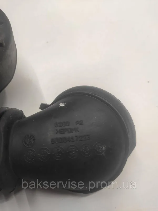 Патрубок від бака для пральної машини Bosch, Siemens 9000417223 Б/У, зображення 3
