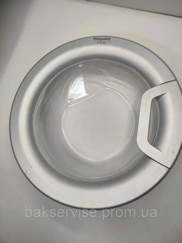 Люк до пральної машини Hotpoint-Ariston з завісою Б/У, зображення 1