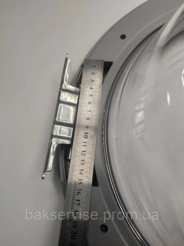 Люк до пральної машини Hotpoint-Ariston з завісою Б/У, зображення 5