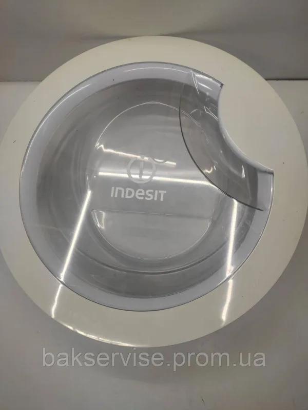 Дверки(люк) до пральної машини Indesit Ariston C00272454 з завісою Б/У, изображение 1