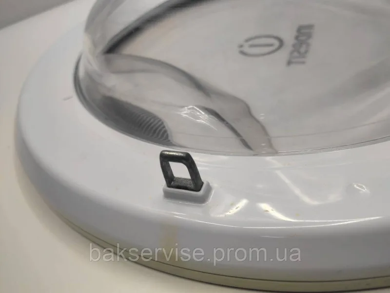 Дверки(люк) до пральної машини Indesit Ariston C00272454 з завісою Б/У, изображение 2