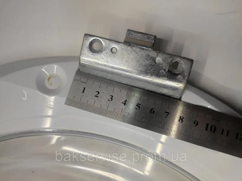 Дверки(люк) до пральної машини Indesit Ariston C00272454 з завісою Б/У, изображение 7
