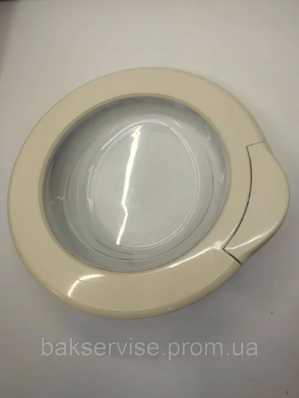 Дверки(люк) до пральної машини Beko 2805710100 з завісою Б/У, изображение 1