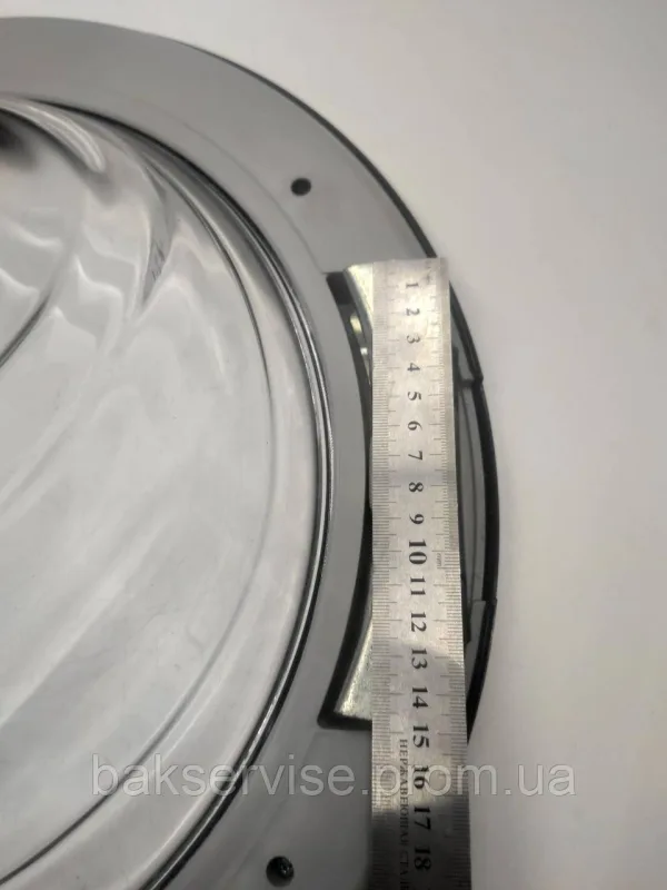 Дверки(люк) до пральної машини Hotpoint-Ariston C00508488  з завісою Б/У, изображение 2