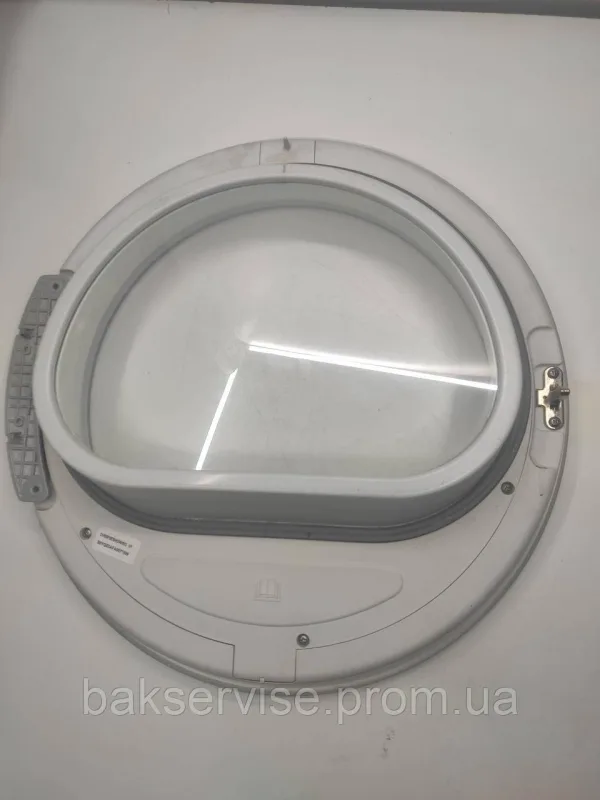 Дверки(люк) до сушильної машини Samsung DV80F5E5HGW/EG з завісою  Б/У, изображение 2