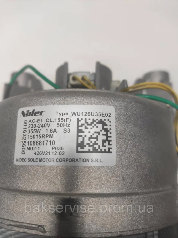 Двигун(мотор) для пральної машини Electrolux, Zanussi, Aeg 108681710 Б/У, изображение 9