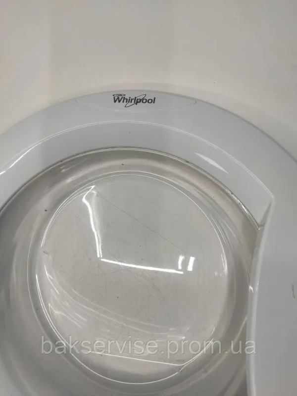 Дверки(люк) до пральної машини Whirlpool з завісою Б/У, изображение 2